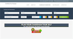 Desktop Screenshot of chardhamtourpackage.org